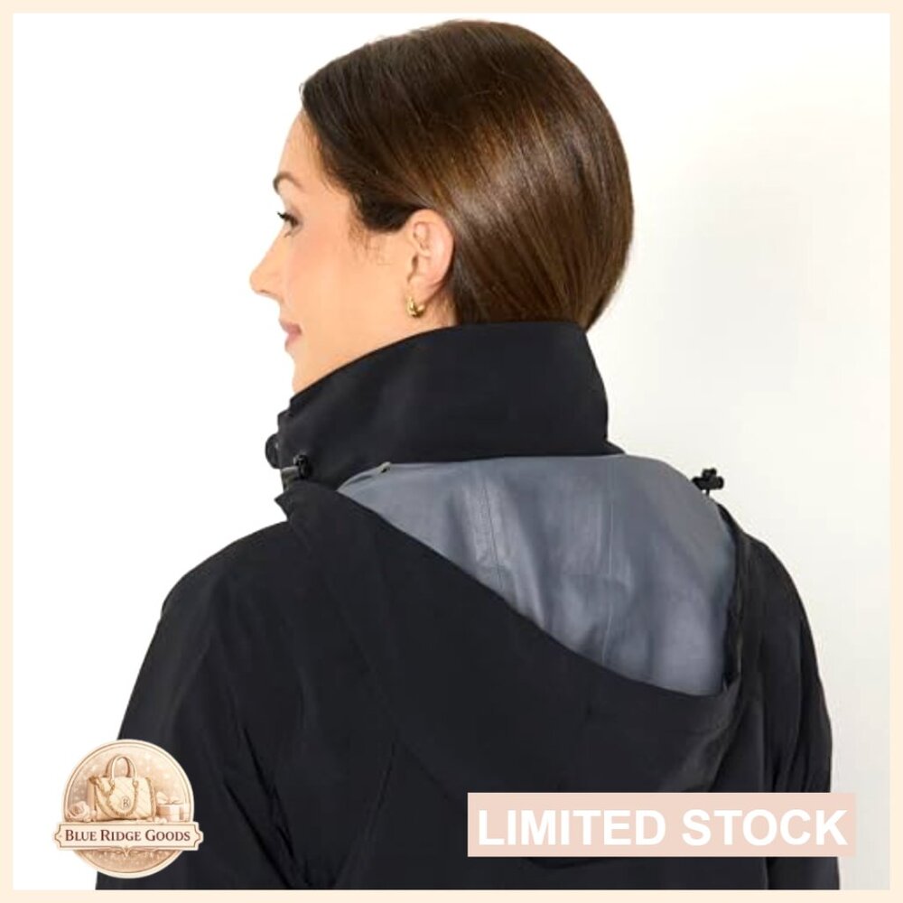 Regular Fit Packable Waterproof Rain Jacket Light… - image 4